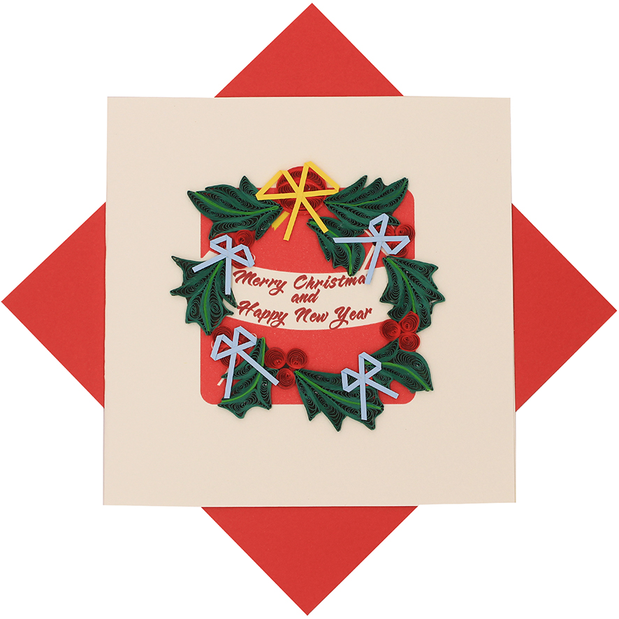 Quilling Christmas Card 05